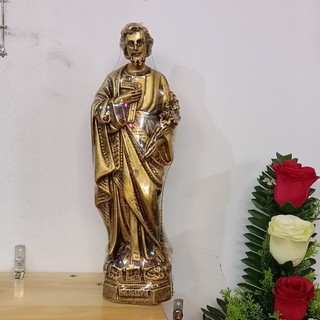 Tượng Thánh Giuse 30cm xi đồng chất liệu composite trang trí tượng công giáo
