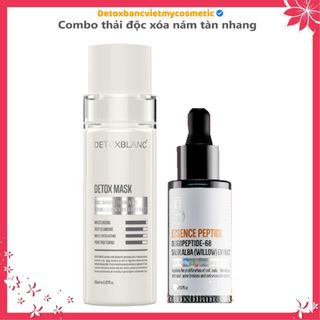 [Chính hãng]Combo thải độc xóa nám tàn nhang và dưỡng trắng da detoxblanc