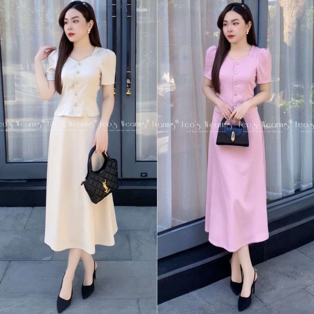 C934 LEOSWEARING set váy công sở