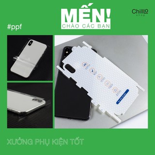 Miếng Dán iPhone PPF Mặt Sau Cho Điện Thoại iPhone - PPF Nhám Chống Vân Tay Mặt Lưng Dành Cho iPhone 6 Tới 15 Pro Max