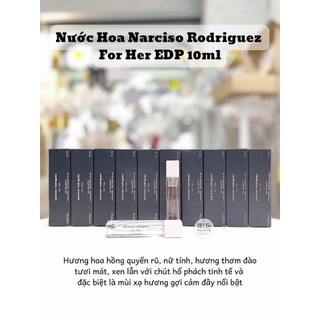 Nước hoa Narciso Rodriguez For Her EDP - Nar hồng nhạt - 10ml