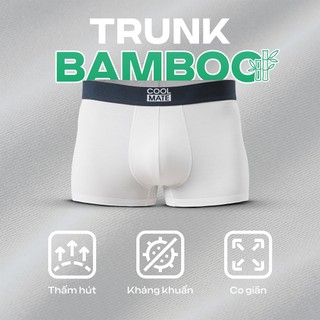 1.8 Combo 3 quần lót nam dáng Trunk Bamboo kháng khuẩn Coolmate