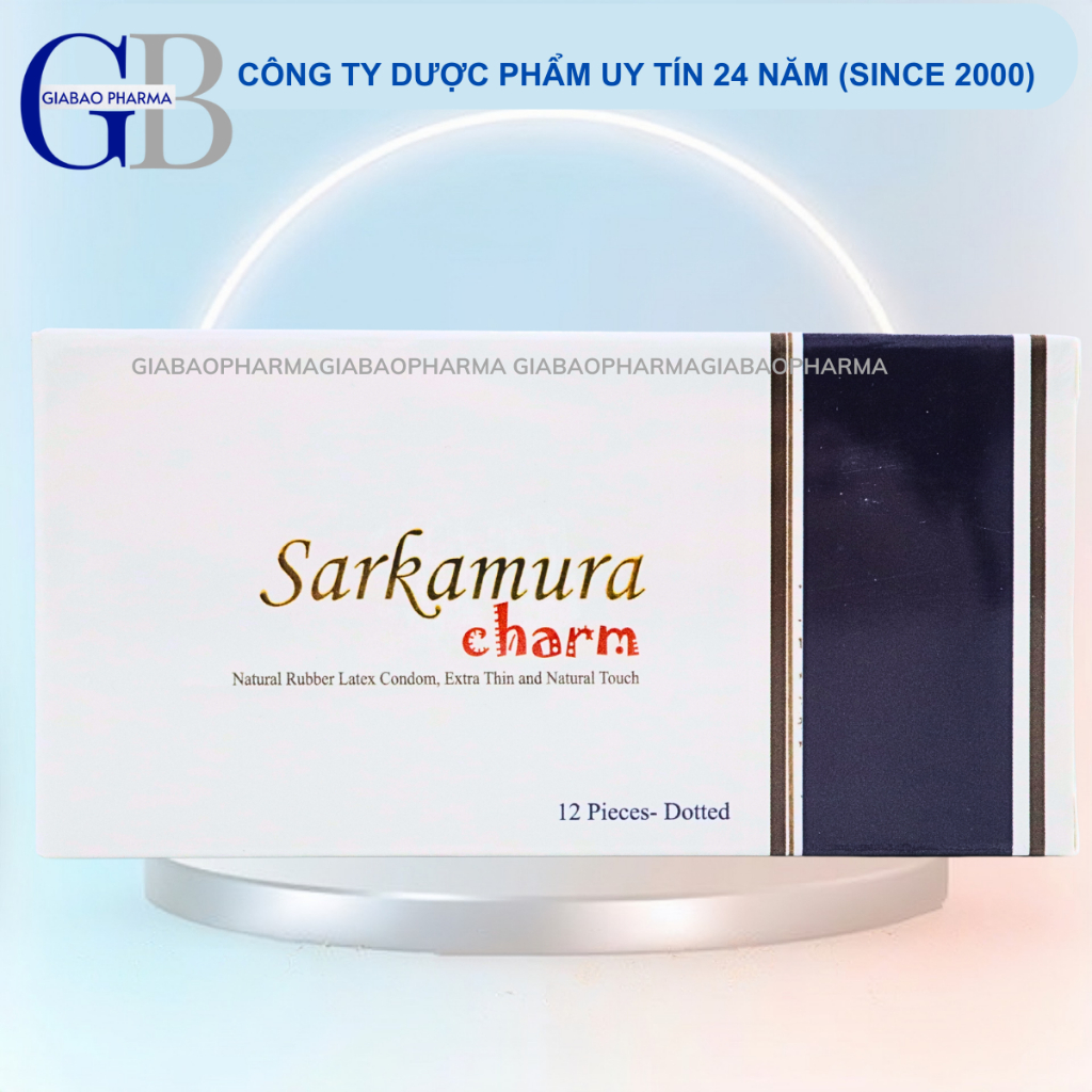 Bao cao su gai siêu mỏng ôm khít Sakura tăng khoái cảm ( Hộp 12 cái)