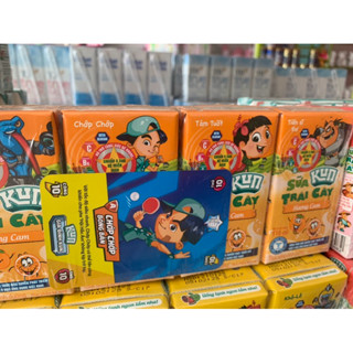 Thùng 48 hộp sữa Kun trái cây đủ vị 110ml ( quà tặng kèm 1 số học Kun) k có thẻ trong thùng