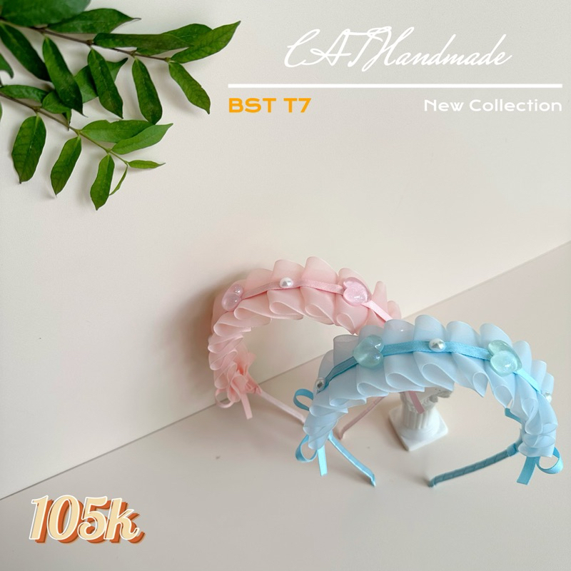 Cài/bờm voan phong cách lolita by CATHandmade,phụ kiện cài tóc cho bé