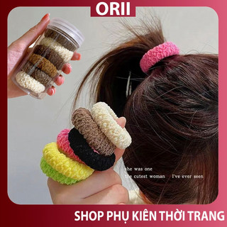 Dây buộc tóc nhiều màu 1k , dây buộc tóc hàn quốc đơn giản ORII ,phong cách lolita nhẹ nhàn thanh lịch.