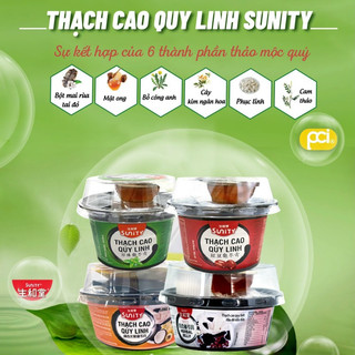 Thạch Cao Quy Linh Long Nhãn Sữa Dừa 180g