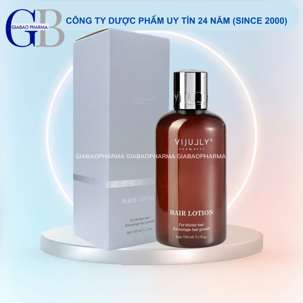 Xịt dưỡng tóc mẫu mới tinh dầu bưởi ( Hair Lotion ) Vi Jully 150ml