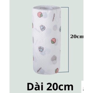 Khăn giấy đa năng lau bếp, lau tay, cuộn giấy đa năng 20cm