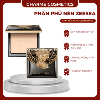 Phấn Phủ Trang Điểm ZEESEA Chống Thấm Nước Kiềm Dầu Mịn Lì Lâu Trôi Phong Cách Nữ Hoàng Ai Cập 8g