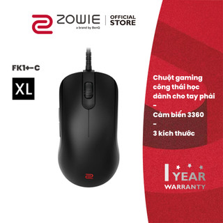 Chuột gaming esports benq zowie fk1+-c _ cảm biến 3360 thiết kế công thái học đối xứng và bánh lăn 24 nấc