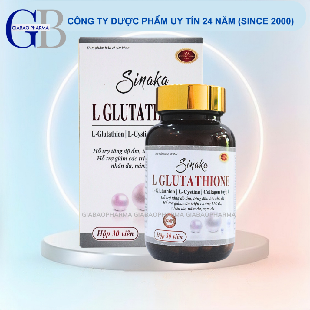 ( Date t8/2025) Viên uống Glutathion Rostex hỗ trợ làm trắng dạ, giảm sạm nám, giảm nếp nhăn, chống lão hoá (H/30v)