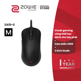 Chuột gaming esports benq zowie za12-c _ cảm biến 3360 với cáp paracord, bánh lăn 24 nấc