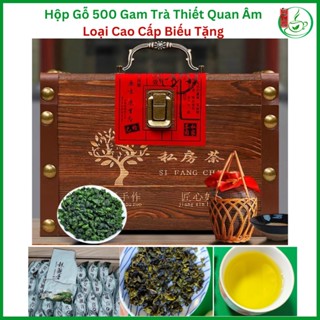 (Loại Ngon Chính Hãng) Hộp 500g Trà Thiết Quan Âm Phúc Kiến Kèm Hộp Gỗ Và Túi Đựng-Quà Biếu Cao Cấp