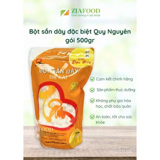Bột sắn dây nguyên chất QUY NGUYÊN (loại 1 và loại đặc biệt) - ông thầy Tuệ Hải 500 gram