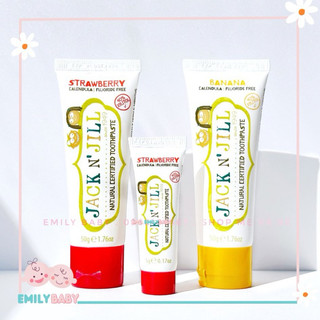 Kem đánh răng hữu cơ Jack n Jill cho bé đủ vị 50g