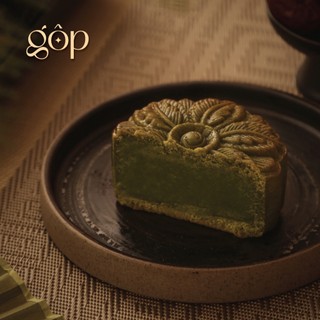 Bánh nướng nhân trà xanh 150g - bánh trung thu gộp mooncake