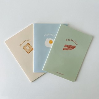 Vở Kẻ Ngang 80 Trang Crabit Combo Vở Học Sinh Ghi Chép Breakfast Collection