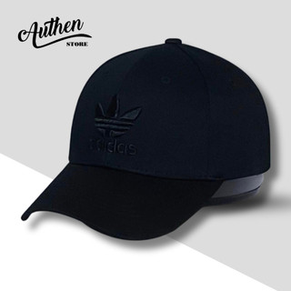 Nón lưỡi trai adi.das xuất khẩu Authen.Store màu đen logo đen thêu cực ôm đầu cá tính full hộp