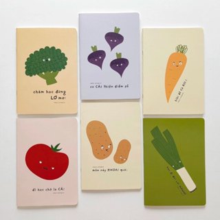 Vở kẻ ngang 80 120 trang Crabit vở học sinh ghi chép Studygram