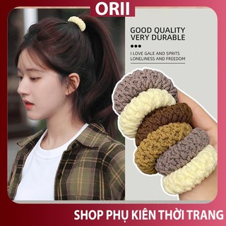 Dây buộc tóc hàn quốc , cột tóc nhiều màu thun cao cấp ORII phong cách lolita nhẹ nhàn thanh lịch xinh .
