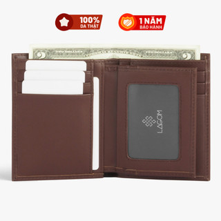 Ví Nam Da Thật LAGOM Tidy Wallet Dáng đứng