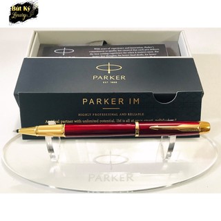 Bút ký parker đỏ bóng cài vàng cao cấp bút ký cao cấp