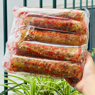 Bịch 10 Cái Bánh Tráng Nướng Cuộn Mắm Tép Chà Bông