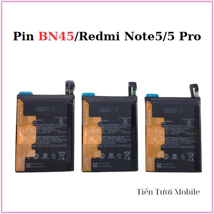 Pin xiaomi bn45/redmi note 5, Note 5 Pro,mới