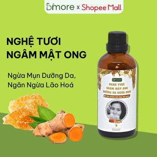 Nghệ tươi ngâm mật ong Bimore ngừa mụn dưỡng da
