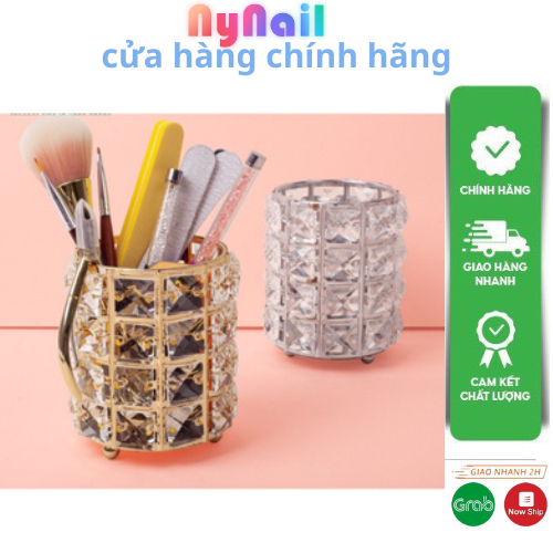 Cốc Đá cắm cọ đồ nail Random 3 màu