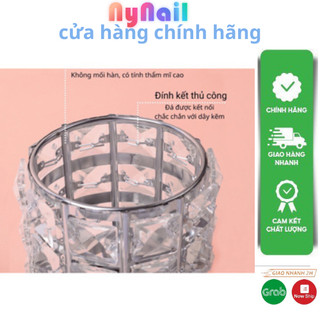 Cốc Đá cắm cọ đồ nail Random 3 màu