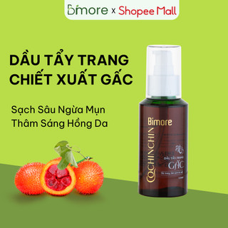 Dầu tẩy trang gấc bimore sạch sâu ngừa mụn thâm sáng hồng da 120ml