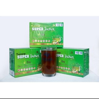 Trà thải độc nucare super detox - hỗ trợ thanh nhiệt, thải độc, thải mỡ + quà tặng