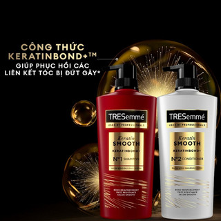 Dầu gội Tresemme Expert Selection Keratin Smooth 640g