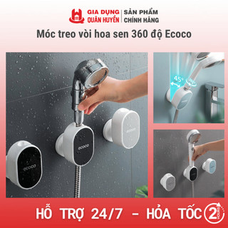 Móc treo vòi hoa sen 360 độ Ecoco không khoan tường | Móc treo chổi, vòi xịt, cài đồ dùng đa năng cao cấp mẫu mới 2127