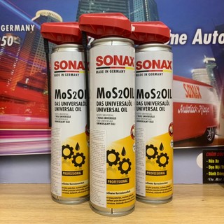  Dầu bôi trơn chống rỉ sét ăn mòn bảo quản động cơ xe ô tô xe máy - SONAX MOS2OIL 339400 