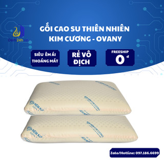Gối cao su thiên nhiên Ovany Kim Cương 40x60cm