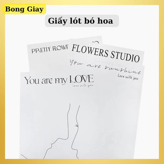 Giấy lót gói hoa, giấy gói hoa loại đẹp, chống thấm nước, kích thước 30*45