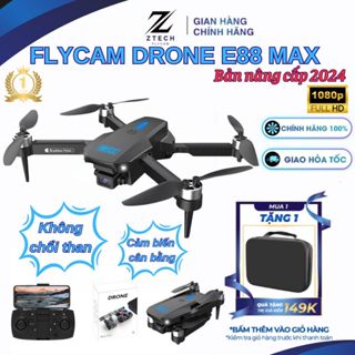 Máy bay camera flycam mini giá rẻ flycam drone E88 Max điều khiển từ xa quay phim, chụp ảnh