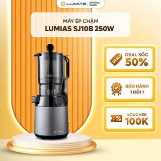 Máy ép chậm Lumias SJ10B - Công suất 250W - Ép kiệt bã - Ống tiếp nguyên liệu lớn