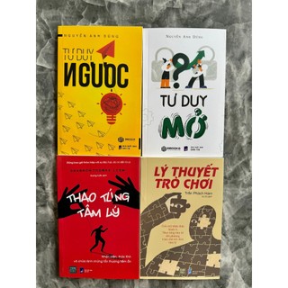 Combo 4 cuốn: tư duy mở+tư duy ngược+thao túng tâm lý+lý thuyết trò chơi
