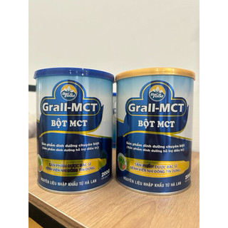BỘT GRALL-MCT - CHẤT BÉO CHUỖI TRUNG BÌNH LON 200G