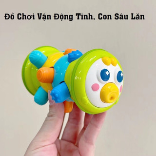 Con Lăn Sâu- Đồ chơi Giáo Dục Montessori Giúp Bé Tập Bò Phát Triển Kĩ Năng Cơ Bản, Rèn Luyện Ngón Tay, Tập Cầm Nắm