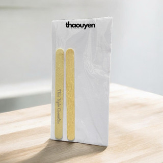 Giấy wax lông và que gỗ