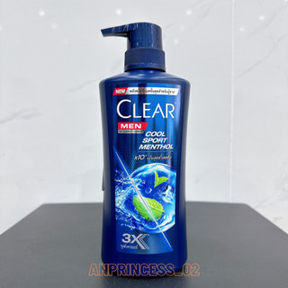 Dầu Gội CLEAR MEN Mát Lạnh Bạc Hà Thái Lan chai 390ml
