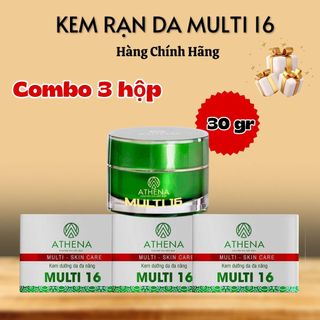 Kem rạn da multi 16 - athena - hỗ trợ mờ rạn da, ngăn ngừa rạn da combo 3 hộp 30gr