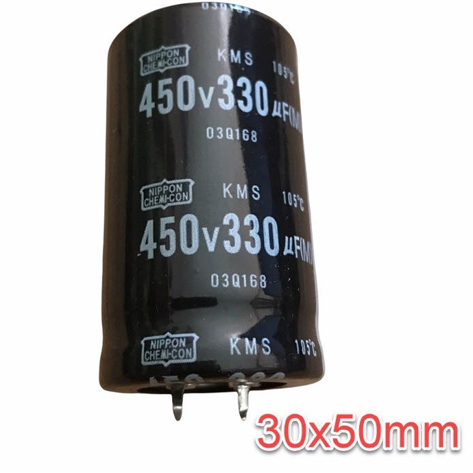 Tụ hóa 330uf 450v 330uf450v tụ 450v 330uf (30x50mm)
