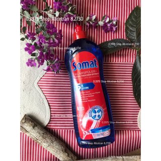 Nước làm bóng Somat 750ml, Chất trợ xả dùng cho máy rửa chén bát