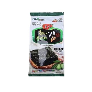 Rong biển nướng dầu oliu hàn quốc - rong biển ăn vặt gói mini 4g